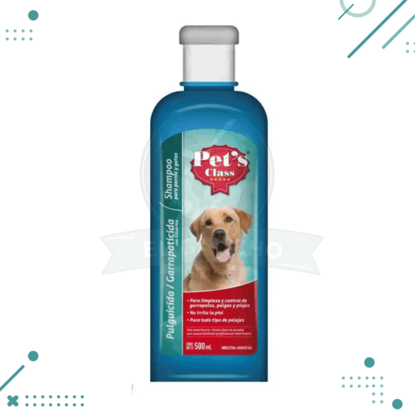 Pet's Class Shampoo Pulguicida para Mascotas