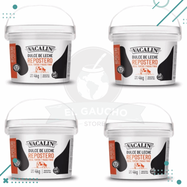 Dulce de Leche Vacalin REPOSTERO x (4kg) (Pack 4un) (16kg)
