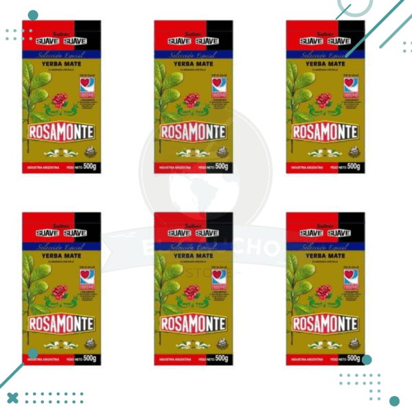 Yerba Mate Rosamonte SUAVE, Selección Especial (500Kg) (pack 6) (3kg)