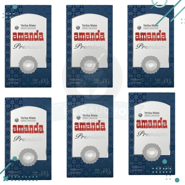 Yerba Mate Amanda Premium (500Kg) (pack 6) (3kg)