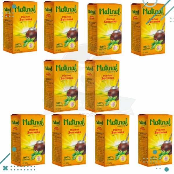 Yerba Mate Matinal Mezcla de Hierbas (500gr) (pack 10) (5kg)