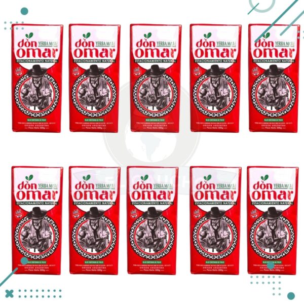 Yerba Mate Don Omar (500gr) (pack 10) (5kg)