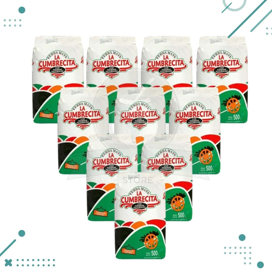 Diseno-sin-titulo-2023-08-29T135842.572.png Yerba Mate La Cumbrecita (500gr) (pack 10) (5kg) - Imagen 1