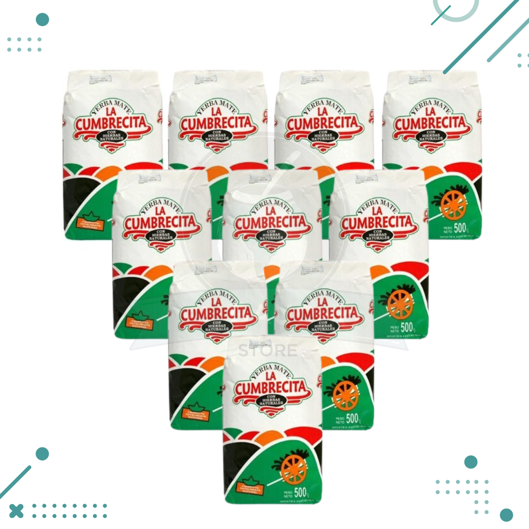 Diseno-sin-titulo-2023-08-29T135842.572.png Yerba Mate La Cumbrecita (500gr) (pack 10) (5kg) - Imagen 1