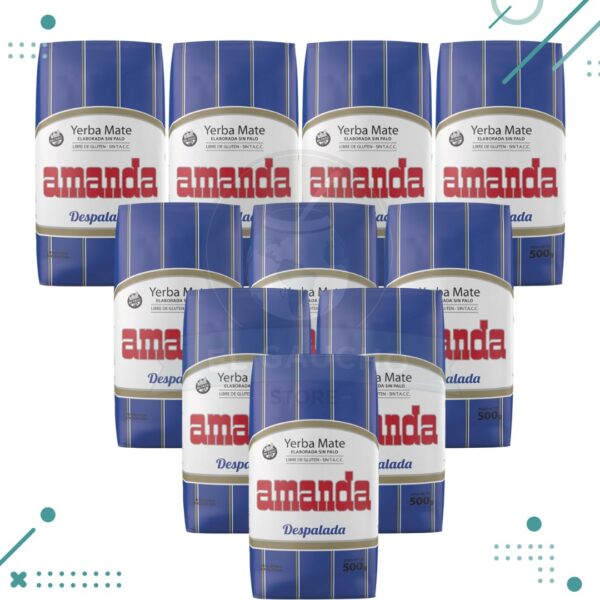 Yerba Mate Amanda Despalada (500gr.) (pack 10) (5kg)