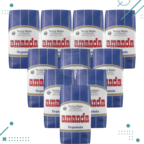 Yerba Mate Amanda Despalada (500gr.) (pack 10) (5kg)
