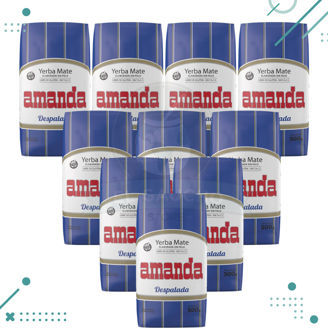 Diseno-sin-titulo-2023-08-29T151253.590.png Yerba Mate Amanda Despalada (500gr.) (pack 10) (5kg) - Imagen 1