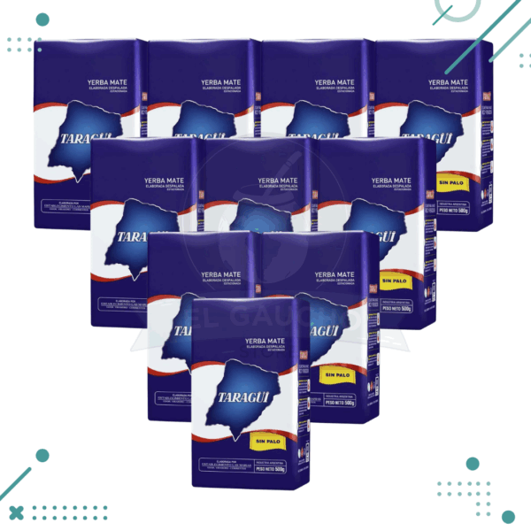 Yerba Mate Taragui, Sin Palo (500gr) (pack 10) (5kg)