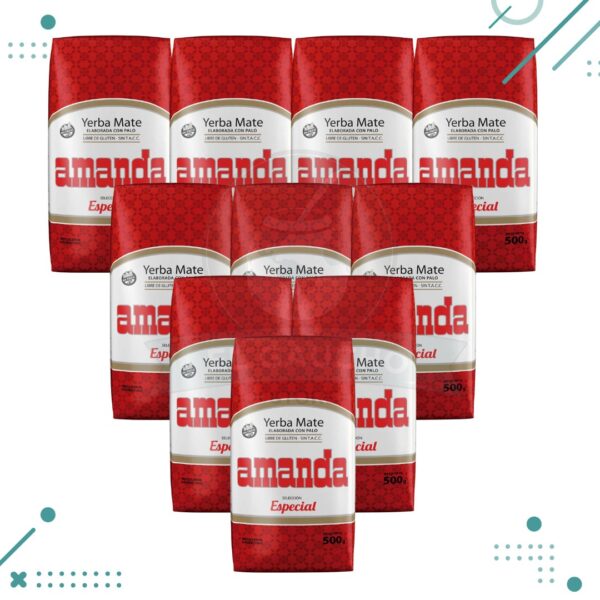 Yerba Mate Amanda Especial (500gr.) (pack 10) (5kg)