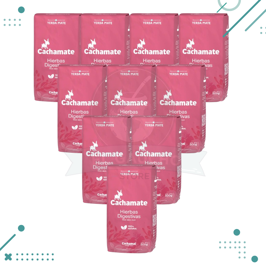 Diseno-sin-titulo-2023-08-30T204121.240.png Yerba Mate Cachamate Hierbas Digestivas (poleo, boldo y menta) (500gr) (pack 10) (5kg) - Imagen 1