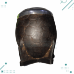 Mate Uruguayo Torpedo CROCO Artesanal Color MARRON OSCURO - Imagen 2