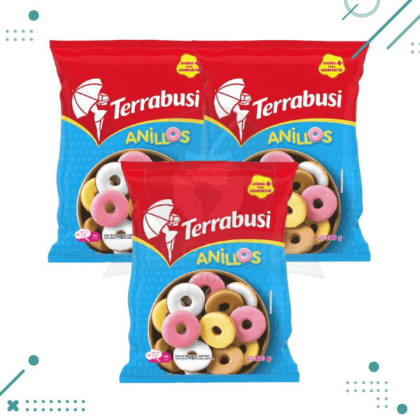 Galletita Terrabusi Anillos GRANDE 300 g (pack por 3u) (900g)
