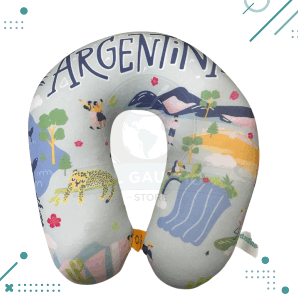 Cuello Almohada Viaje Microperlas - Modelo 1 ARGENTINA