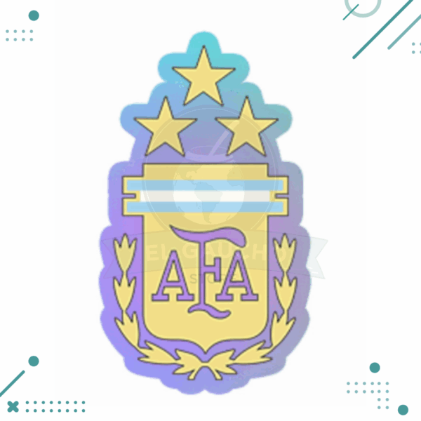 Sticker Selección Argentina – Escudo Afa, Holografico
