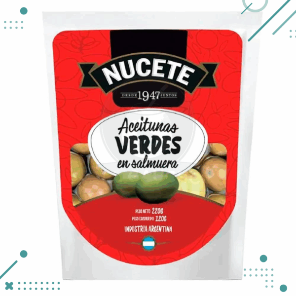 Aceitunas Verdes Nucete 220gr