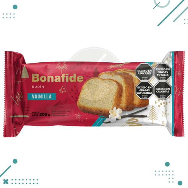 Budin Bonafide - Sabor Vainilla (200gr)