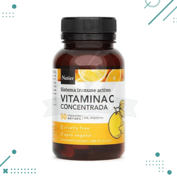 Cápsulas de Vitamina C - NATIER (50 cápsulas)