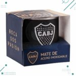 Mate Acero Inoxidable Boca Juniors. - Imagen 3