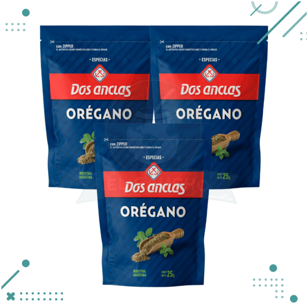 Oregano Dos Anclas 25g (pack 3u) (75g)