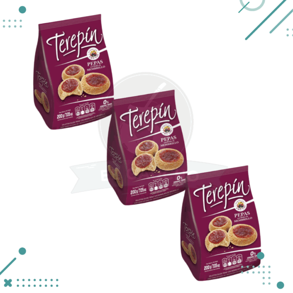 Pepas Con Membrillo Terepin 200g (pack x 3un)(600gr)