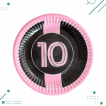 Platos Descartables de Carton Cumpleaños Inter Miami x8un - Imagen 4