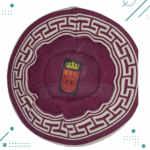 Boina De Hilo vuelo 32cm Guarda Pampa/Griega color MORADO - Imagen 2