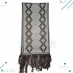 Bufanda De Hilo - Guarda Pampa Reversible, Color Marrón. (aprox 1.5mts) - Imagen 2