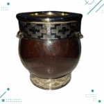 Mate Imperial Calabaza Doble Fleje Alpaca Color MARRON - Imagen 4