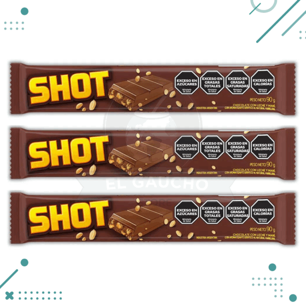 Chocolate SHOT con mani 90g (x3un)(270g)