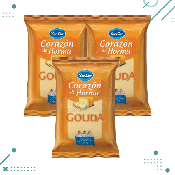 Queso Sancor Corazon de Horma GOUDA (180gr) (3un) (540g)