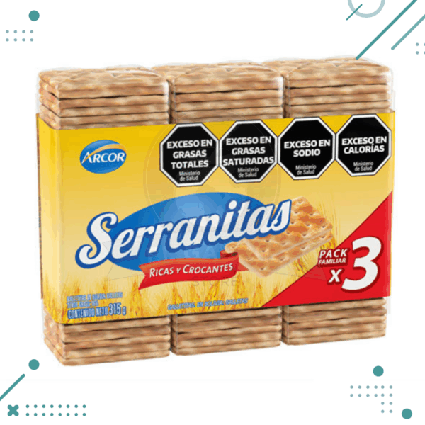 Galletitas Serranitas Pack x3un (315g)