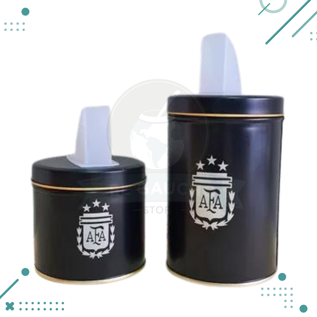 Diseno-sin-titulo-2024-01-04T181357.184-1.png Yerbera + Azucarera Afa 3 Estrellas - Lata Grabado Láser - Imagen 1