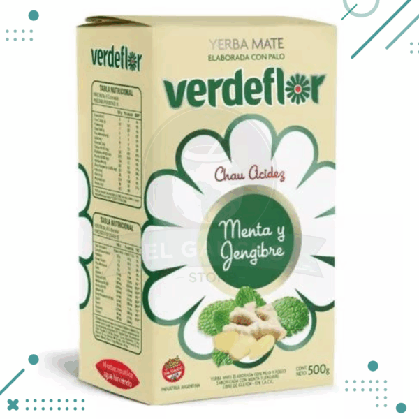 Yerba Verdeflor Menta Y Jengibre 500gr