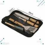 Set Asado x4 Estuche