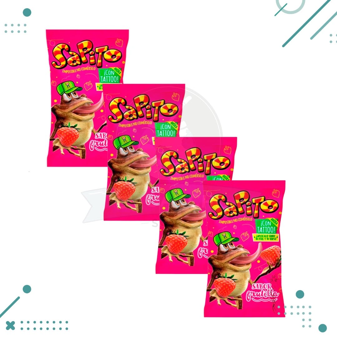 Diseno-sin-titulo-2024-01-26T172448.226.png SAPITO SABOR FRUTILLA x 10 gr (Pack x 4unidades)(40gr) - Imagen 1