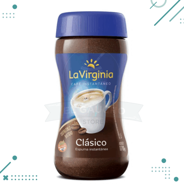 Café Instantáneo Clásico x 170 Gr - La Virginia (Frasco)