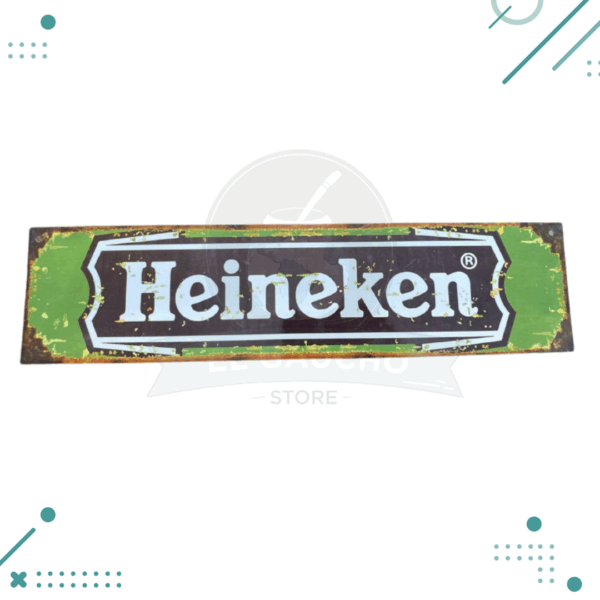 Cartel Chapa HEINEKEN 10x 40 cm