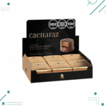 Alfajor Cachafaz CHOCOLATE NEGRO, relleno con Dulce de Leche, cubierto con Chocolate (Caja de 12u.) (720gr.)