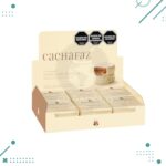 Alfajor Cachafaz Tradicional, relleno con Dulce de Leche, cubierto con Chocolate Blanco (Caja de 12u.) (720gr.)