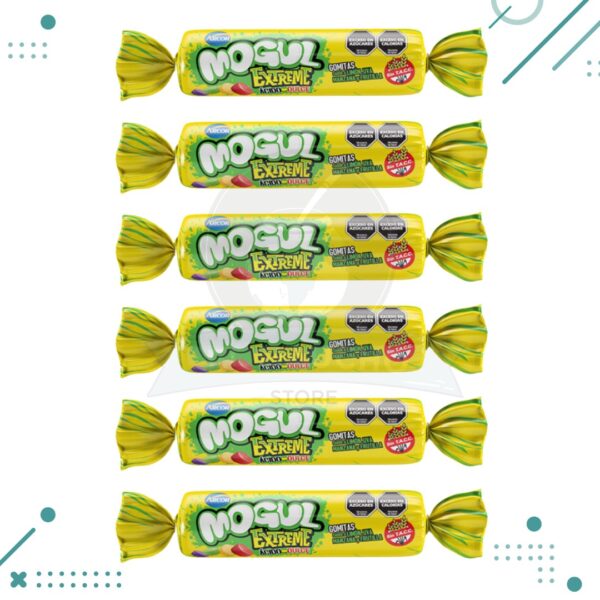 Mogul Gomitas EXTREME acidas Rollo (35gr) (Pack x 6un) (210gr)