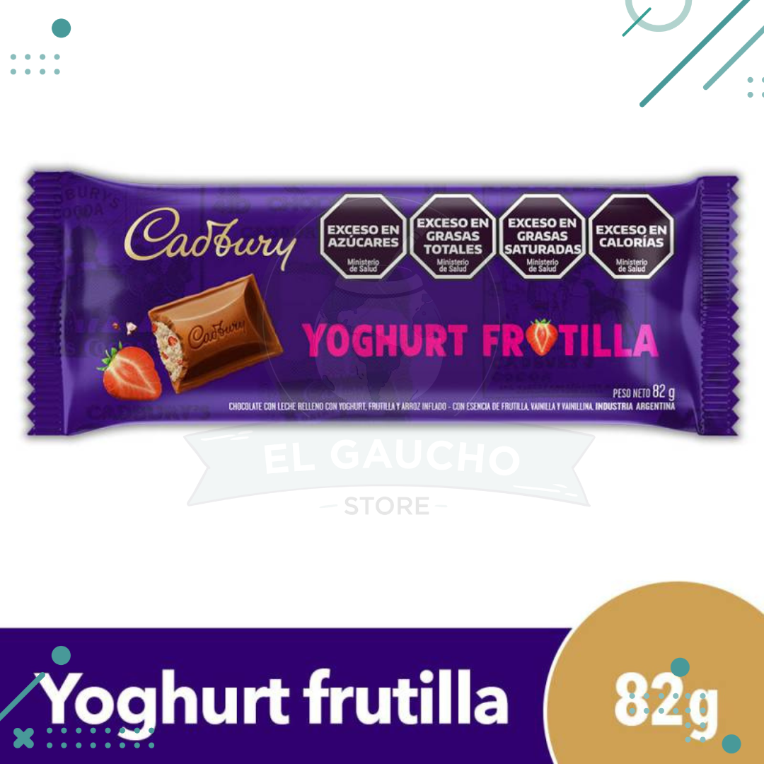 Diseno-sin-titulo-2024-02-21T135744.446.png Chocolate Cadbury Yogur Frutilla 82 g - Imagen 1