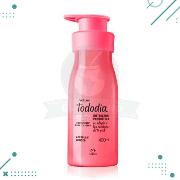Crema Nutritiva Acerola E Hibisco Tododia Natura 400ml