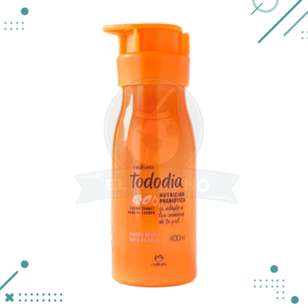 Crema Nutritiva Mango Rosa y Agua de Coco Tododia Natura 400ml