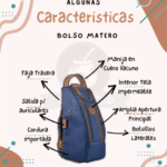 Mochila Matera Impermeable - Color: Verde + Suela - Imagen 2