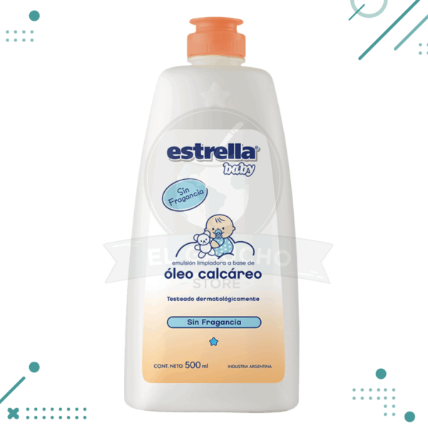 Óleo calcáreo Estrella Baby Suavidad Natural 500 ml SIN FRAGANCIA