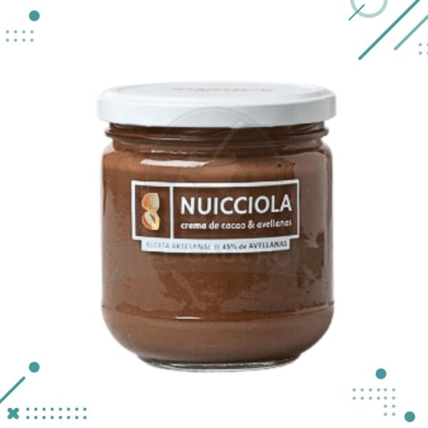 Crema Nuicciola Rapanui - Pasta de Avellanas y Cacao 380g