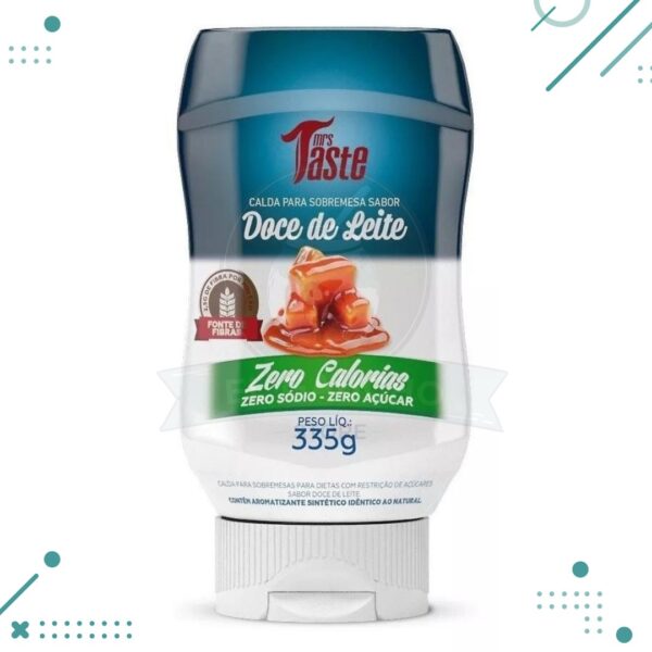 Salsa Dulce 335 Gr Mrs Taste Cero Calorías Sin Azúcar