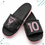 Bagunza Ojotas Chancletas Sandalias, Modelo MIAMI10 Color Negro Inter Miami - Imagen 2