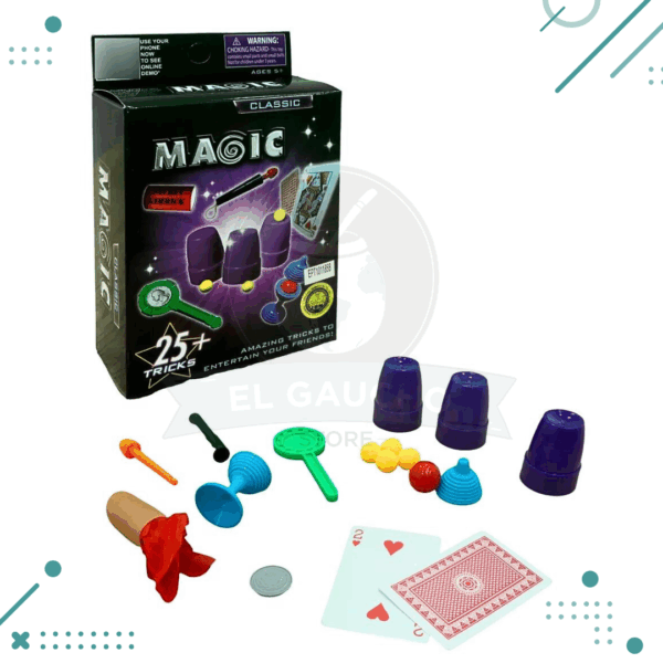 Juego Magic - Set Magia 25 Trucos 15 Piezas