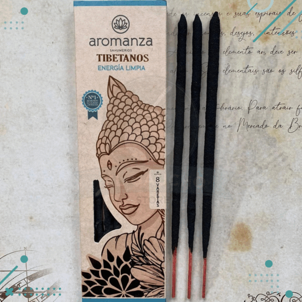 Sahumerio Tibetano, Energia Limpia (8 varillas)